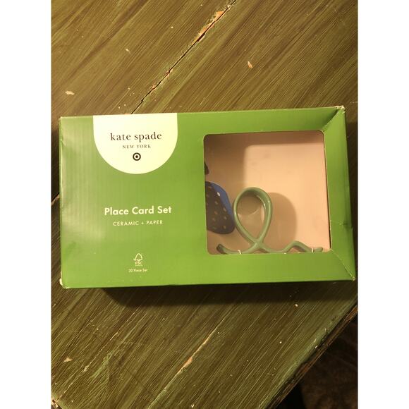 Kate Spade x Target NIB Ceramic Place Card Set - Picture 2 of 6